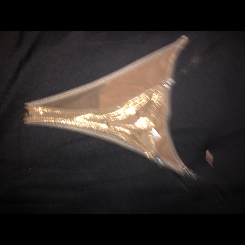 Olive Barbie thong swim bottom